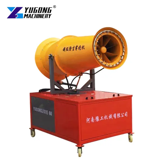 Long Range 100m Dust Control Fog Cannon Spray Machine